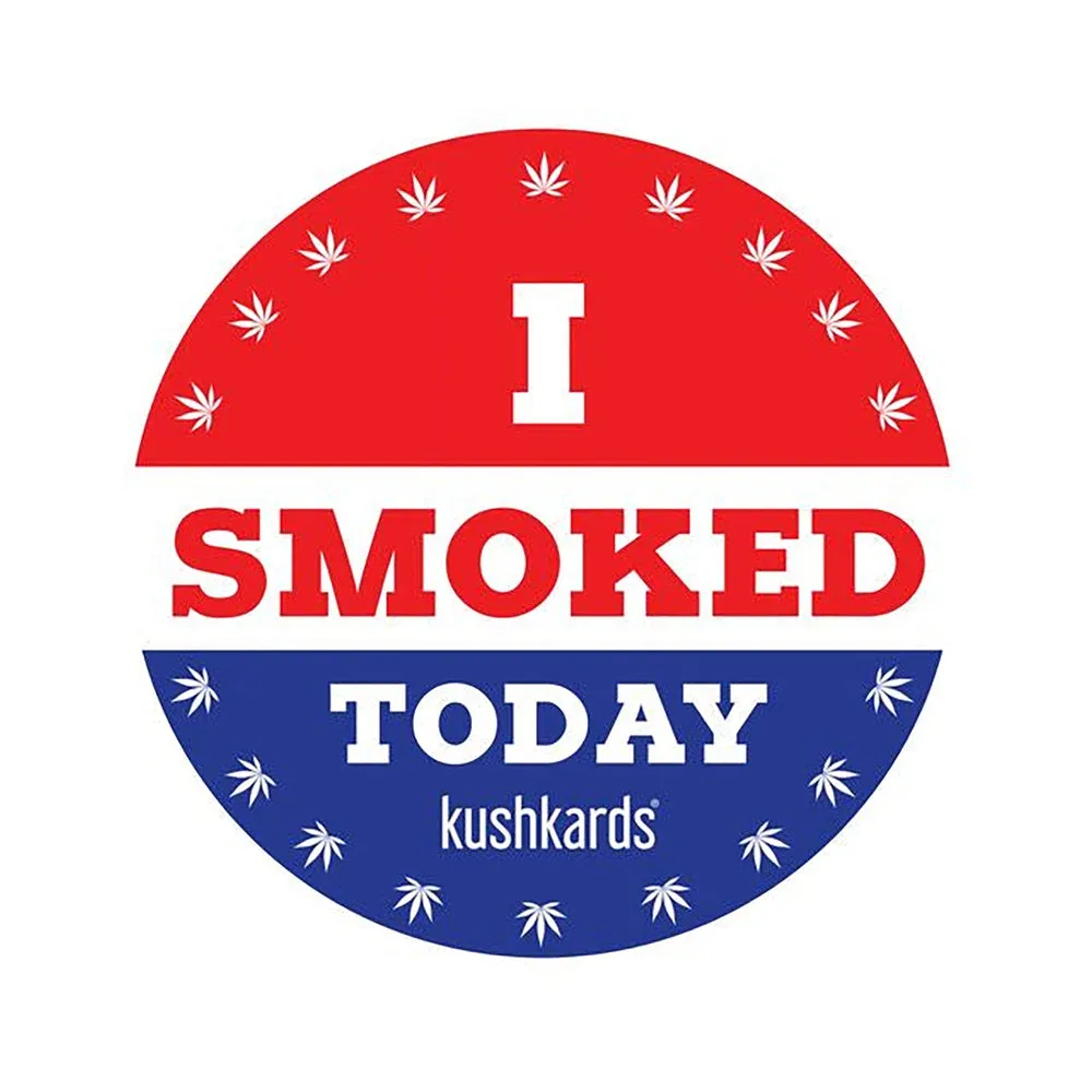 I Smoked Today Sticker 3-Pack KushKards