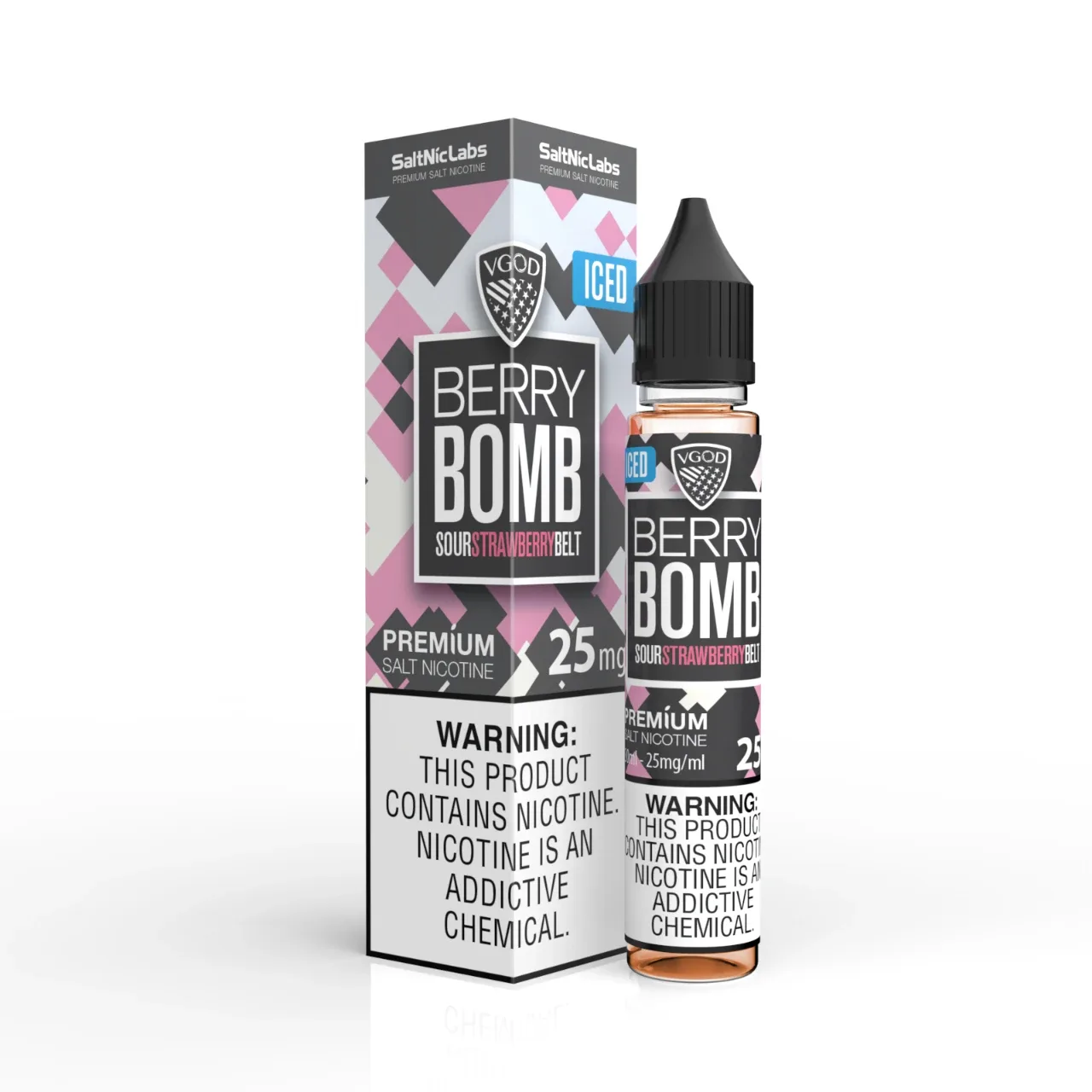 Iced Berry Bomb SaltNic 30ml Salt E-Juice | VGOD