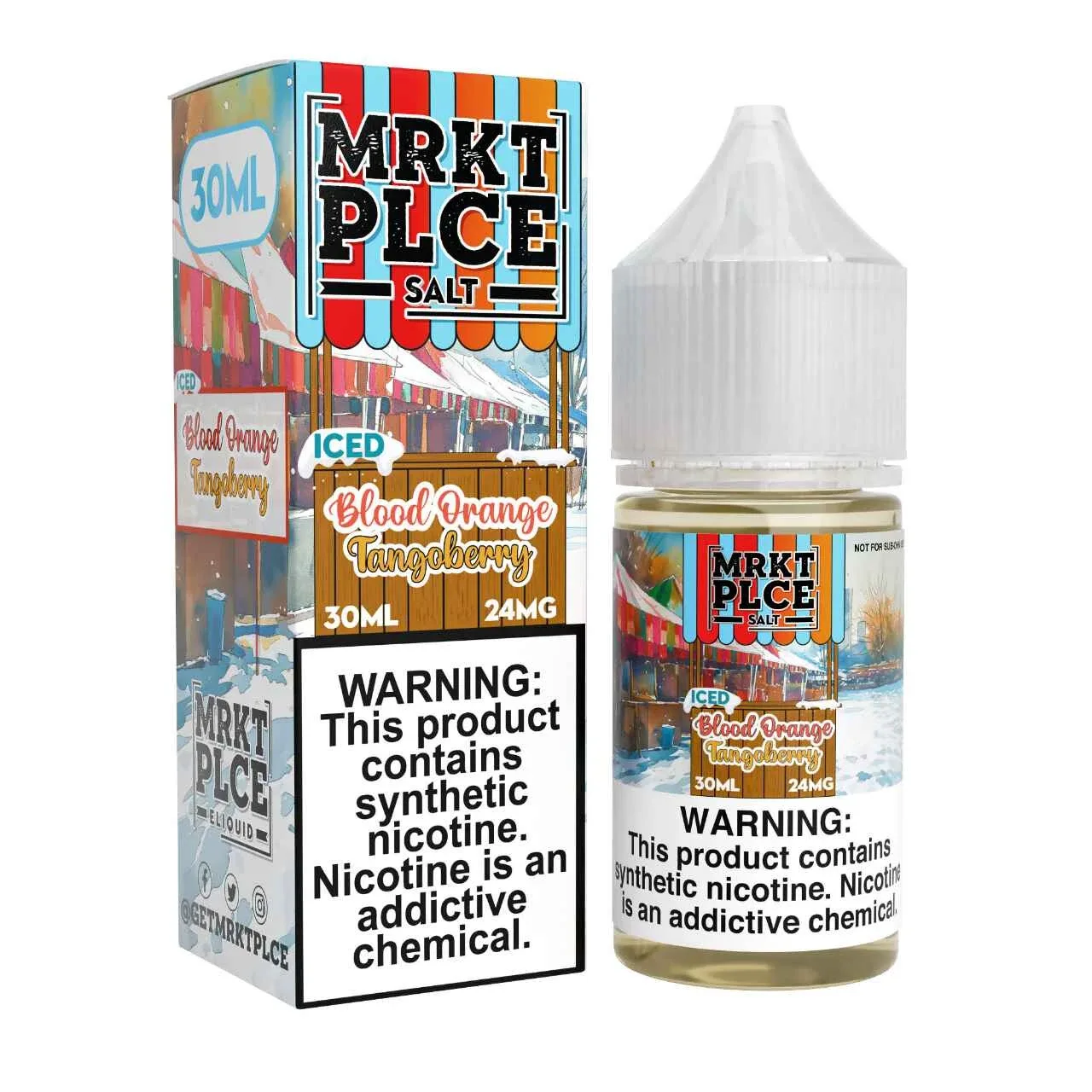 Iced Blood Orange Tangoberry Salt Nic 30ml E-Juice | MRKTPLCE