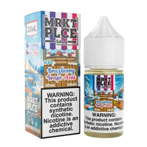 Iced Brazberry Grape Acai Salt Nic 30ml E-Juice | MRKTPLCE