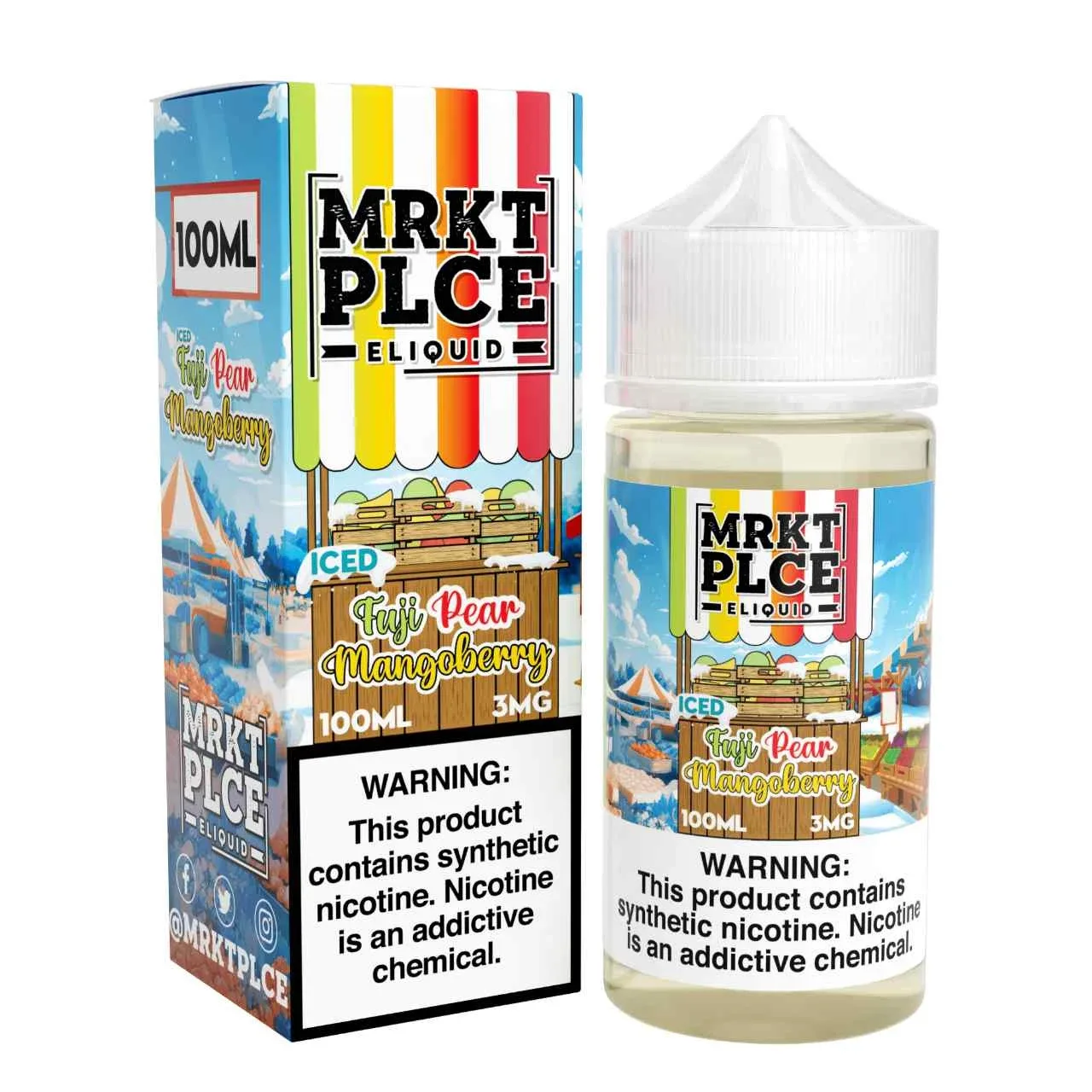 Iced Fuji Pear Mangoberry 100ml E-Juice | MRKTPLCE