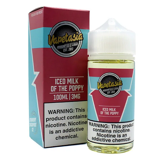 Iced Milk of the Poppy - 3mg - Vapetasia - 100mL