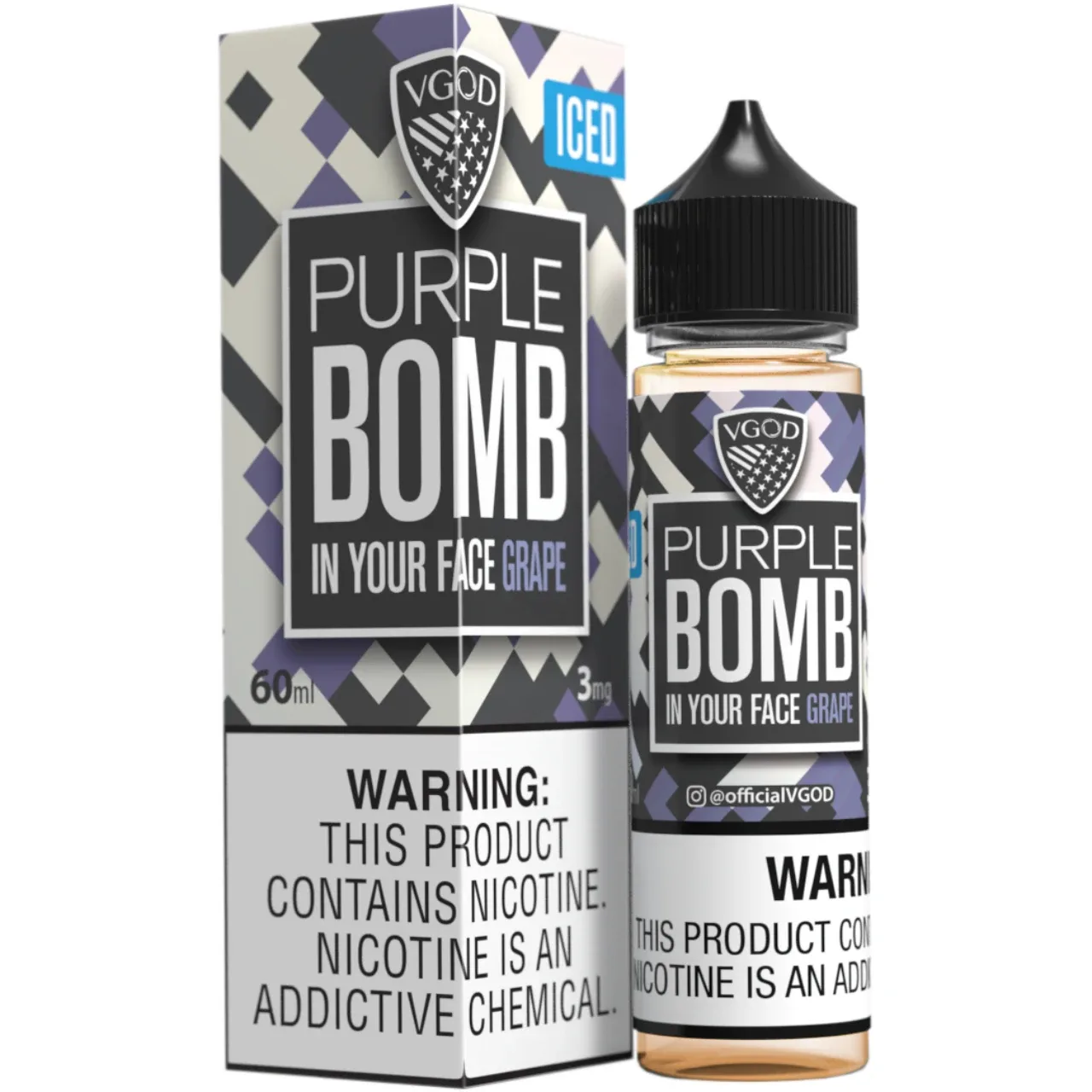 Iced Purple Bomb 60ml E-Juice | VGOD