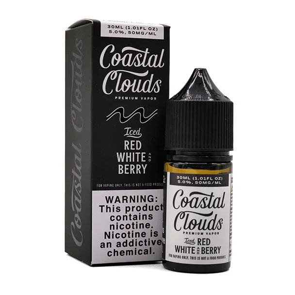 Iced Red White and Berry - 50mg - Coastal Clouds Co. - 30mL