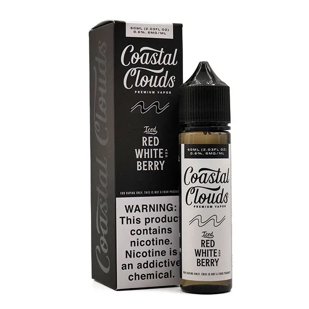 ICED Red White And Berry - Coastal Clouds Co. - 60mL - 6mg