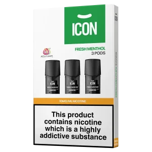 ICON Vape Fresh Menthol Pods (Pack of 3)