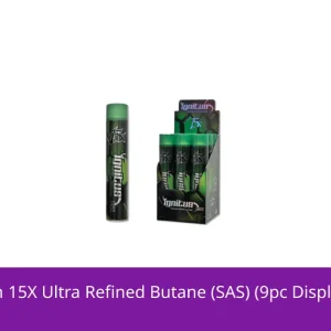 Ignitus Premium 15X Ultra Refined Butane (SAS) (9pc Display)