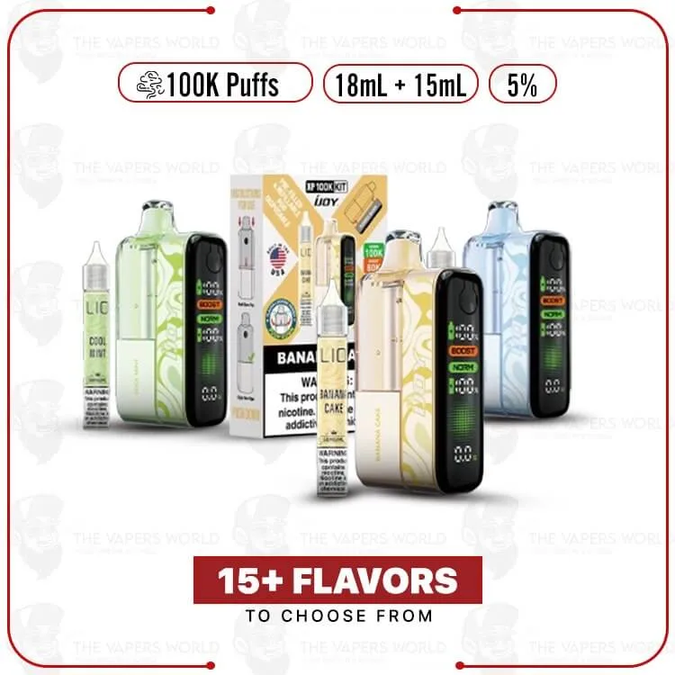 IJoy XP100K Puff Disposable Kit – 15ml Bottle