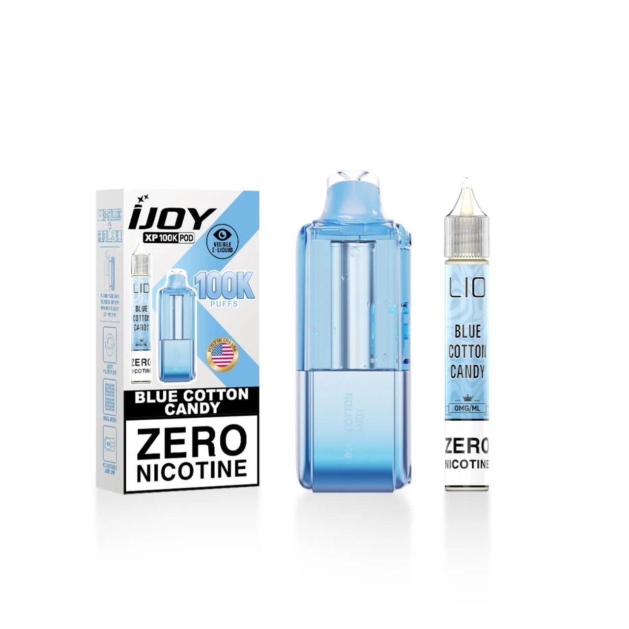 IJoy XP100K Zero Nicotine /15ml Bottle Pre-filled Replacement Pod | Pack of 1