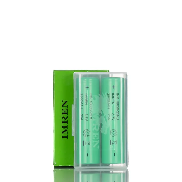 IMREN 25RS 18650 Battery 2500mAh 20A – Pack of 2