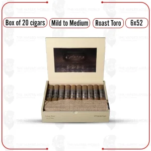 Infused Cigars: Cafeina Medium Roast Toro 6×52 Box of 20 Cigars