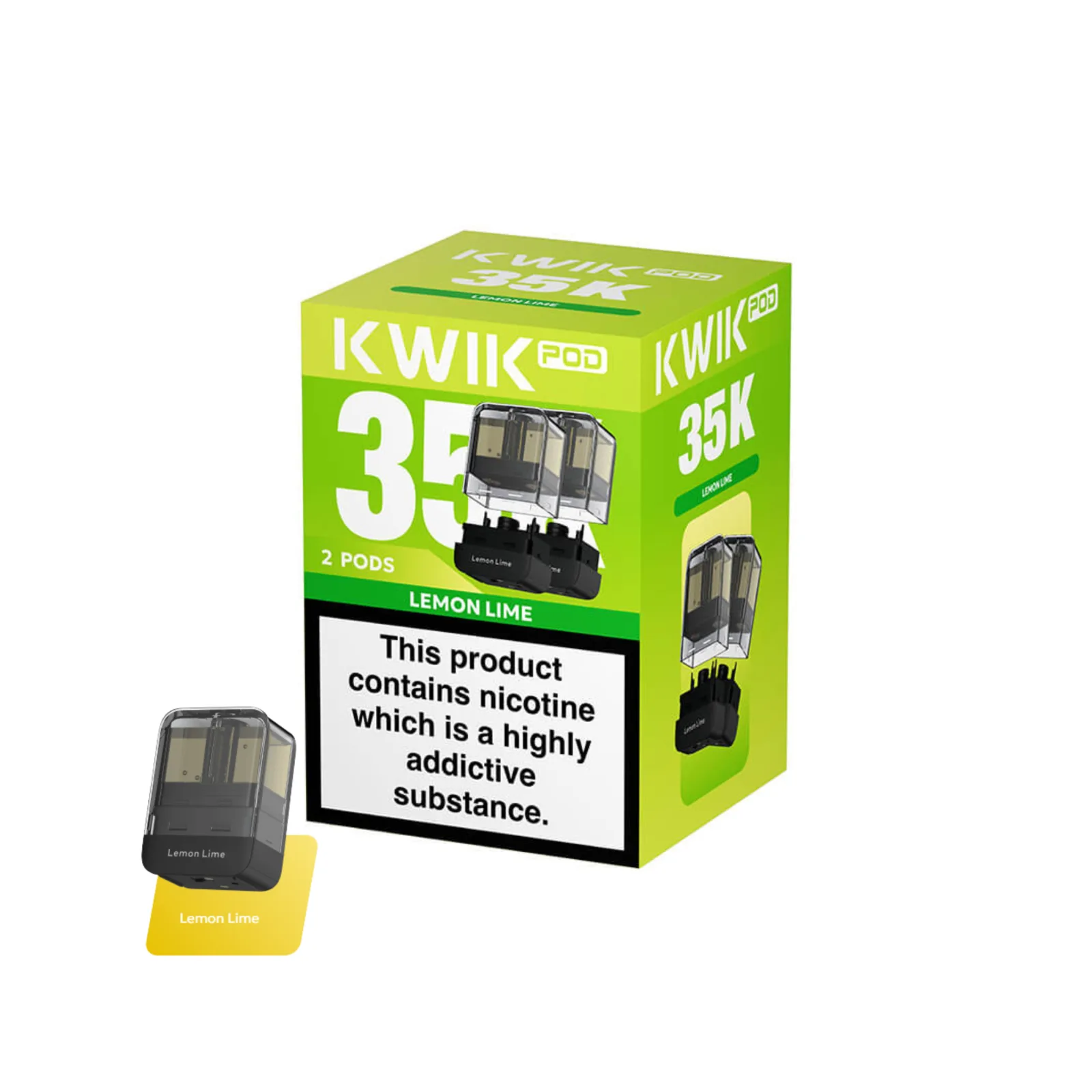 Innokin kwik 35k 20mg (2%) Refill Pack - Image 2