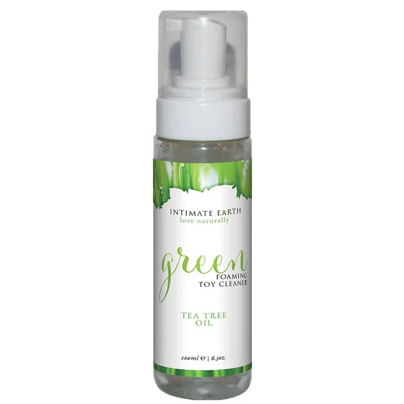 Intimate Earth Green Foaming Toy Cleaner w Tea Tree Oil 6.3 oz