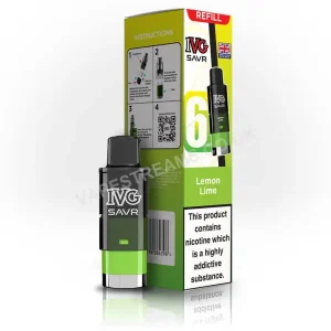 IVG SAVR Lemon Lime Prefilled Pod