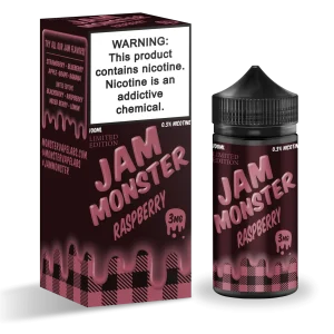 Jam Monster Raspberry 100ml Vape Juice - 3MG
