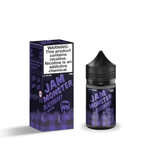 Jam Monster Salts Blackberry 30ml Nic Salt Vape Juice - 24MG