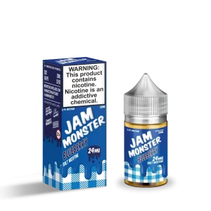 Jam Monster Salts Blueberry 30ml Nic Salt Vape Juice - 24MG