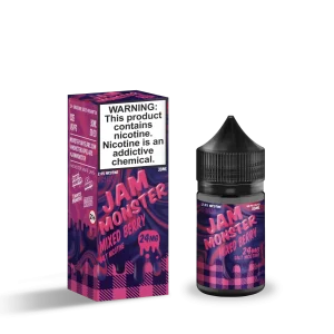 Jam Monster Salts Mixed Berry 30ml Nic Salt Vape Juice - 24MG