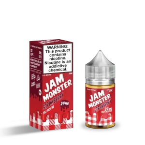 Jam Monster Salts Strawberry 30ml Nic Salt Vape Juice - 24MG