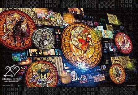 Jigsaw Puzzle Kingdom Hearts/20Th Anniversary Stained Glass 1000 Piece (D-1000-098)