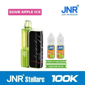 JNR Stellarc 100K Disposable Kit (5%, 100000 Puffs) - Sour Apple Ice
