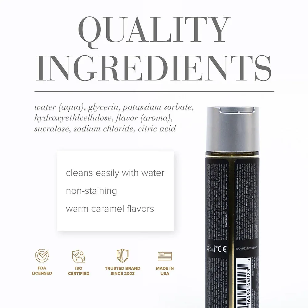 JO Gelato Salted Caramel Flavored Water-Based Lubricant 4 oz. - Image 2