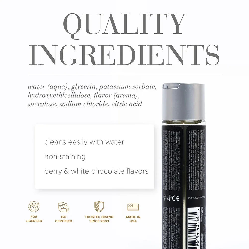 JO Gelato White Chocolate Rasberry Truffle Water-Based Lubricant 4 oz. - Image 2