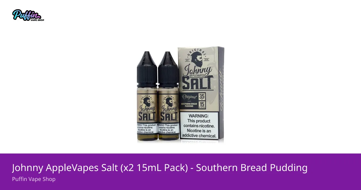 Johnny AppleVapes Salt (x2 15mL Pack)