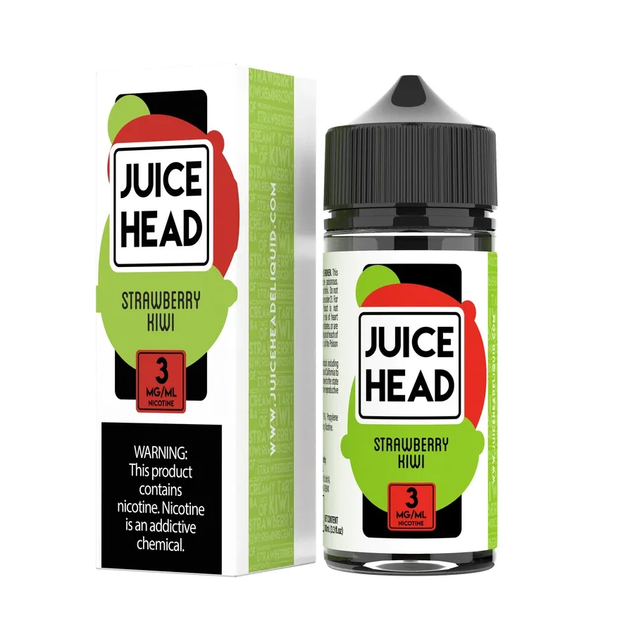 Juice Head E-Liquid Strawberry Kiwi 100ml - Image 2