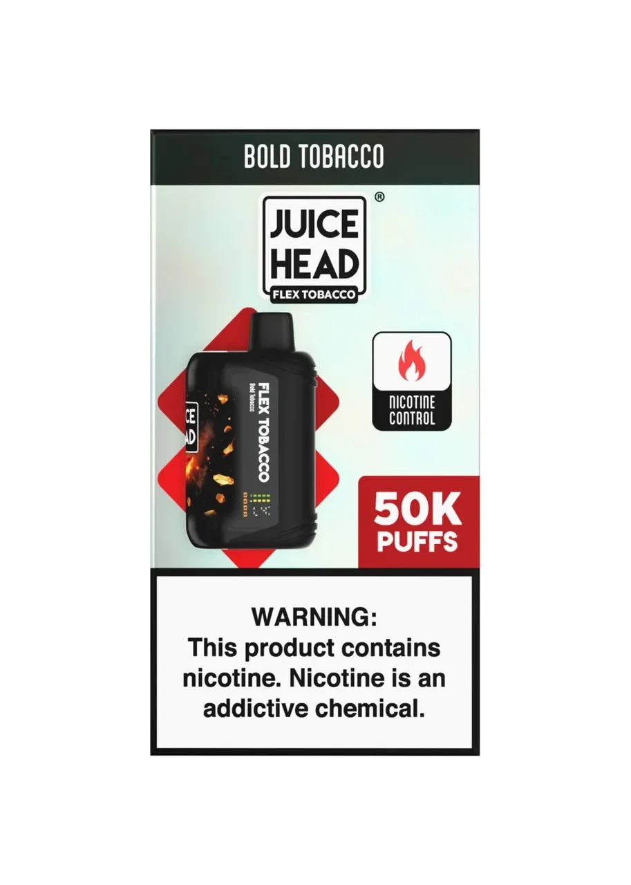Juice Head Flex 50K: Bold Tobacco