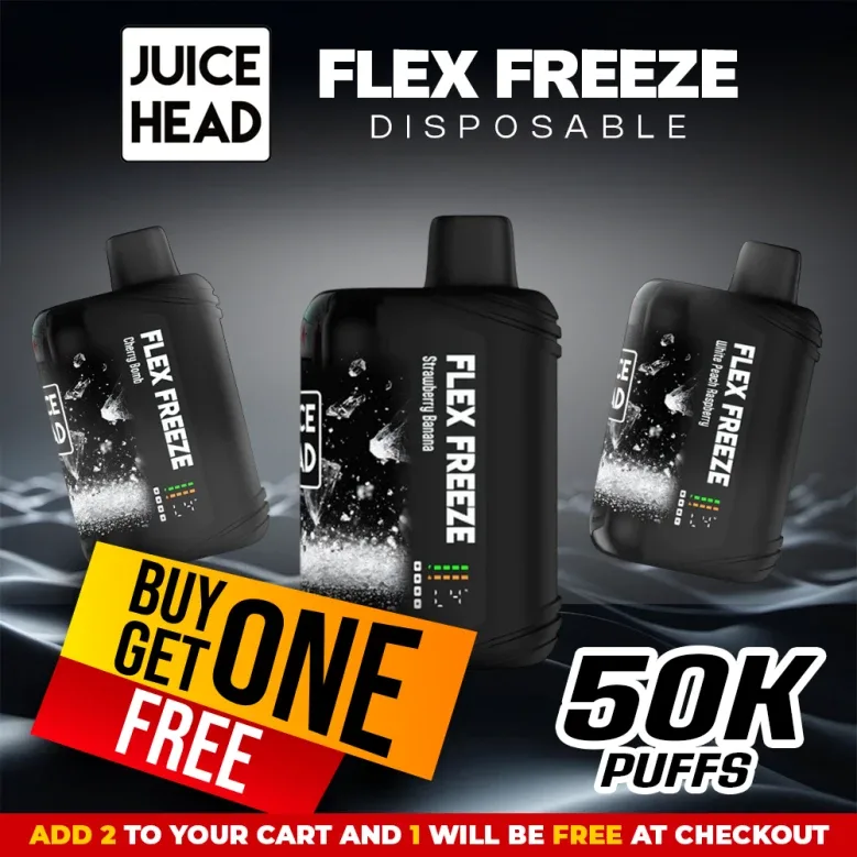 Juice Head Flex Disposable | 50K Puffs - Buy 1 Get 1 Free