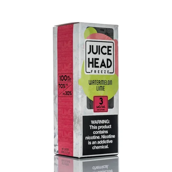 Juice Head Freeze E-Liquid – Watermelon Lime Freeze – 100ml - Image 2