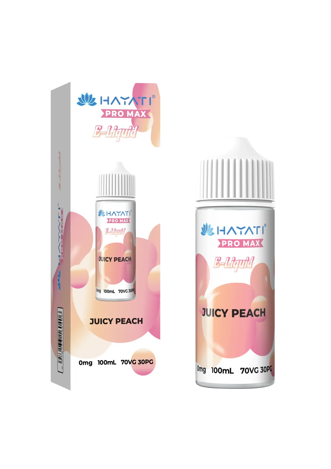 JUICY PEACH HAYATI PRO MAX E-LIQUID 100ML NO NICOTINE