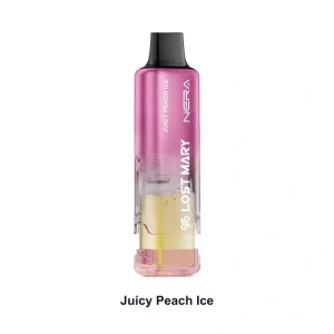 Juicy Peach Ice Lost Mary Nera FullView 70k Vape Pod