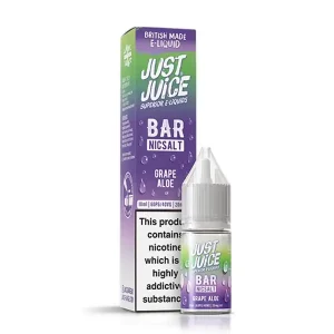 Just Juice Bar Grape Aloe Nic Salt E-Liquid