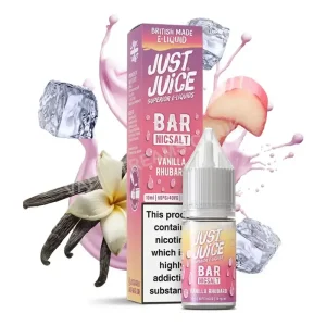Just Juice Bar Vanilla Rhubarb Nic Salt E-Liquid