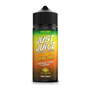 Just Juice Exotic Pineapple Papaya & Coconut E-Liquid Shortfill