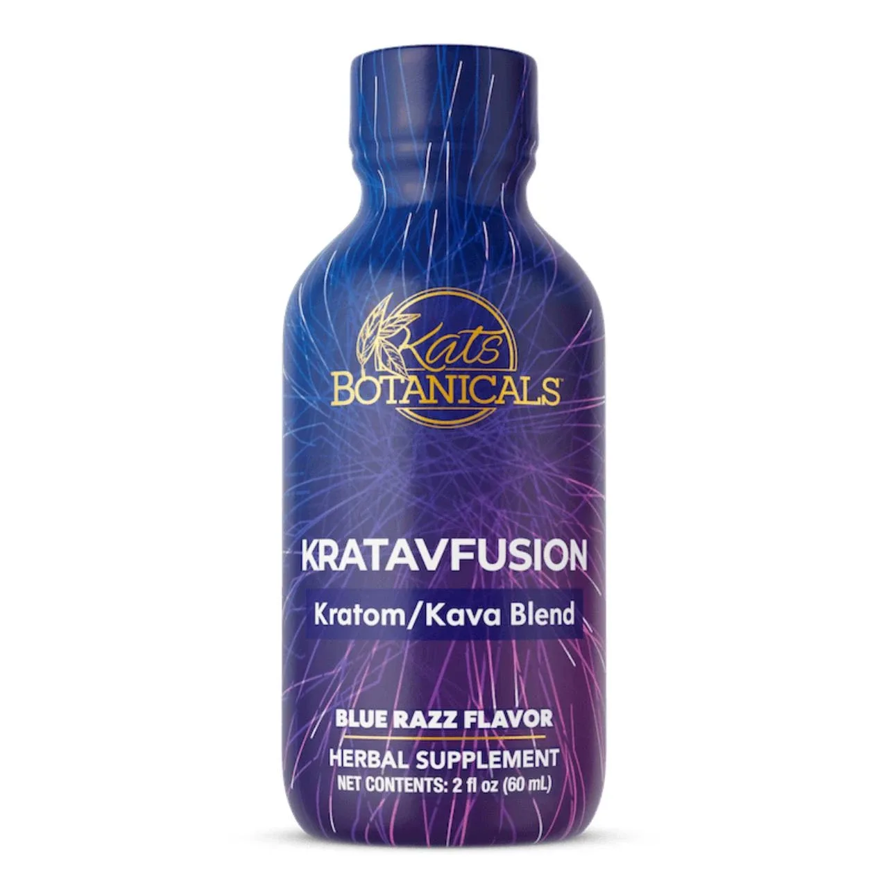 Kats Kratom Kava Shots 150MG | 1COUNT Blue Razz