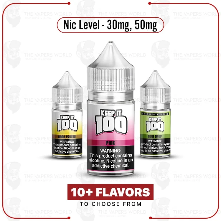 Keep it 100 Salt Synthetic Nicotine 30ml