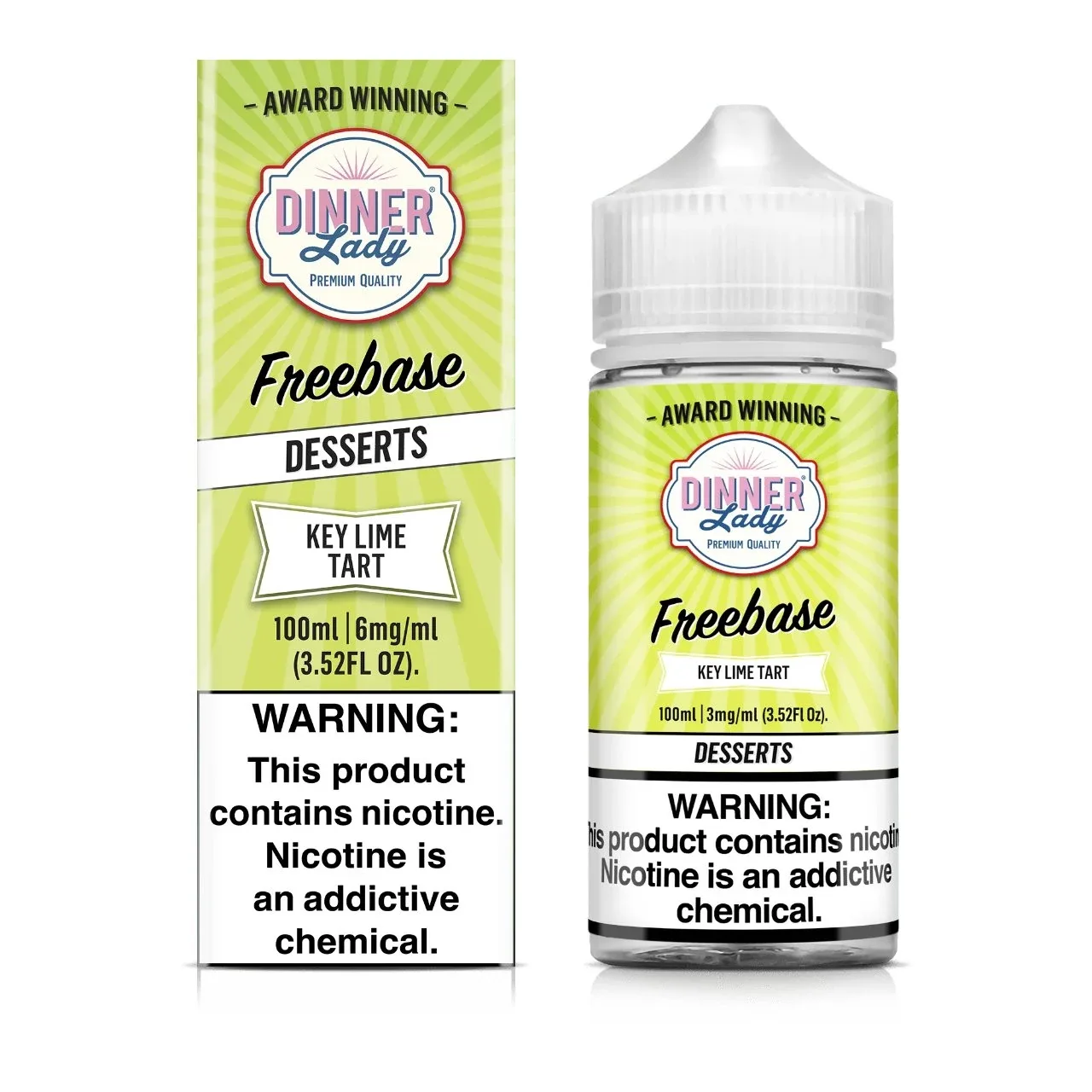 Key Lime Tart 100ml E-Juice | Dinner Lady
