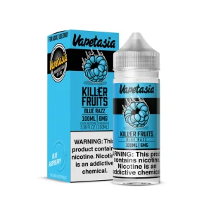 Killer Fruits Blue Razz 100ml Synthetic Nicotine E-Juice | Vapetasia