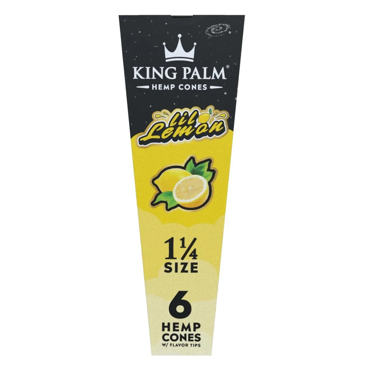 KING PALM HEMP 1-1/4 CONES-6 COUNT | Pack of 1
