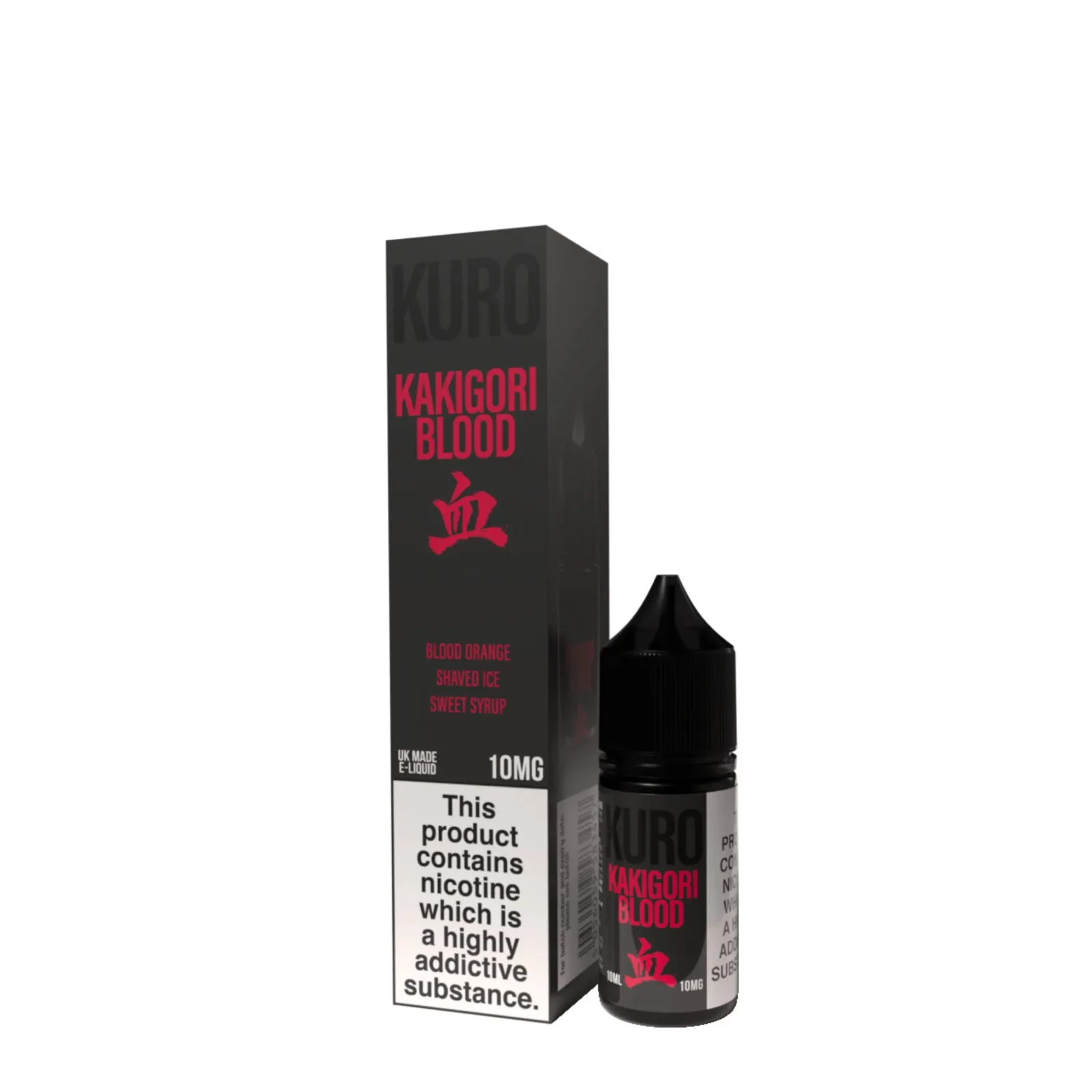 Kuro 10mg (1%) Nic Salt E-liquid 10ml - Image 2