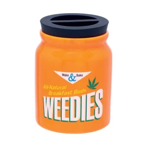 Large Ceramic Stash Jar - Weedies