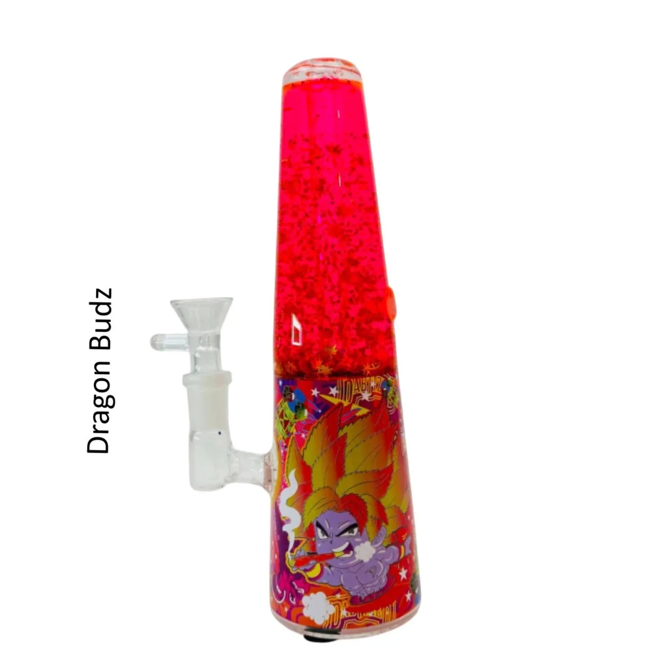 Lava Smoke Glycerin Water Pipe With Led
