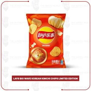 Lays Big Wave Korean Kimchi Chips Limited Edition