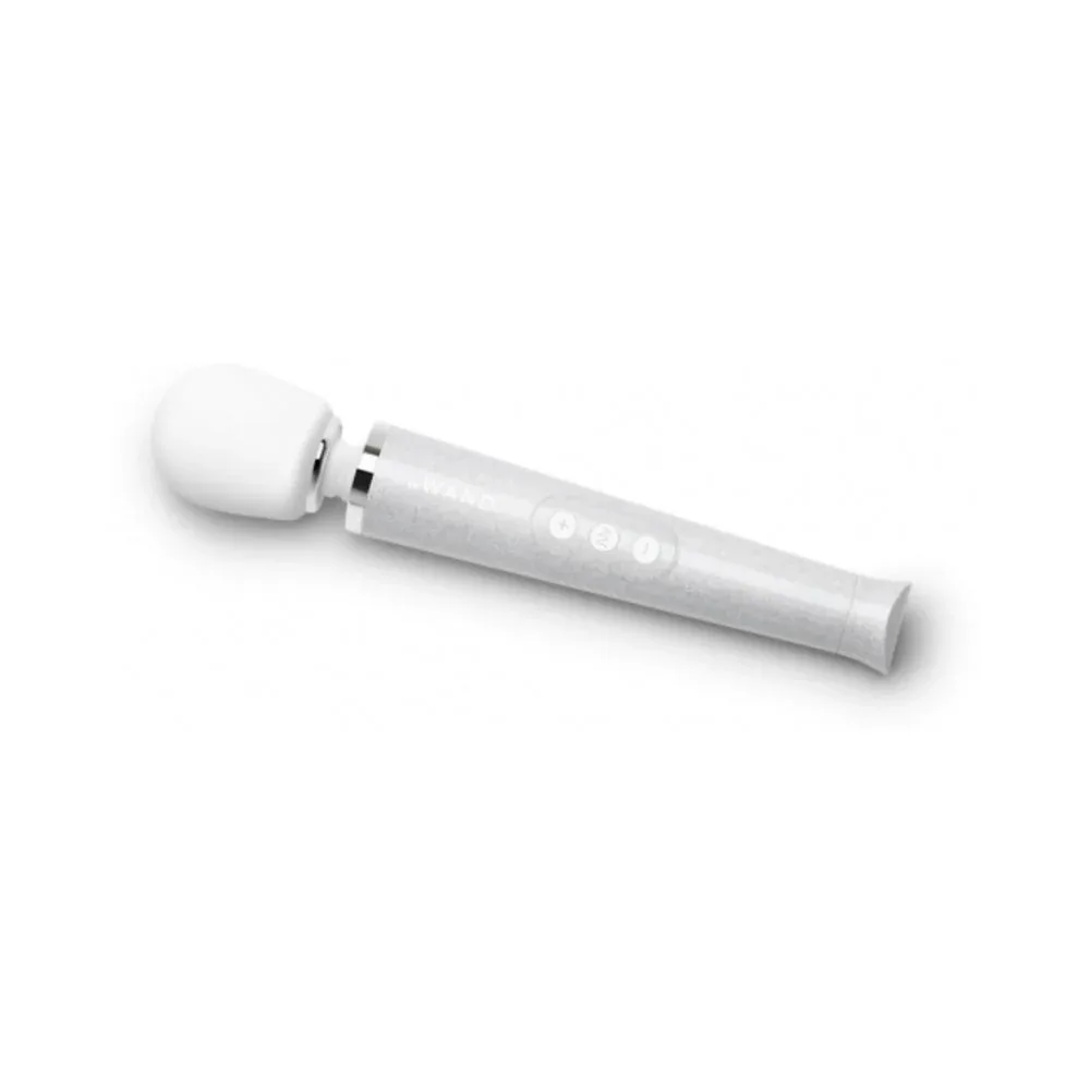 Le Wand All That Glimmers Petite Rechargeable Vibrating Massager Special Edition Set White - Image 2