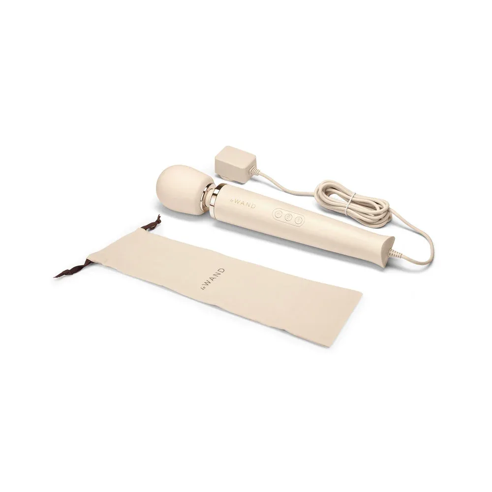 Le Wand Plug-In Vibrating Massager Cream - Image 2