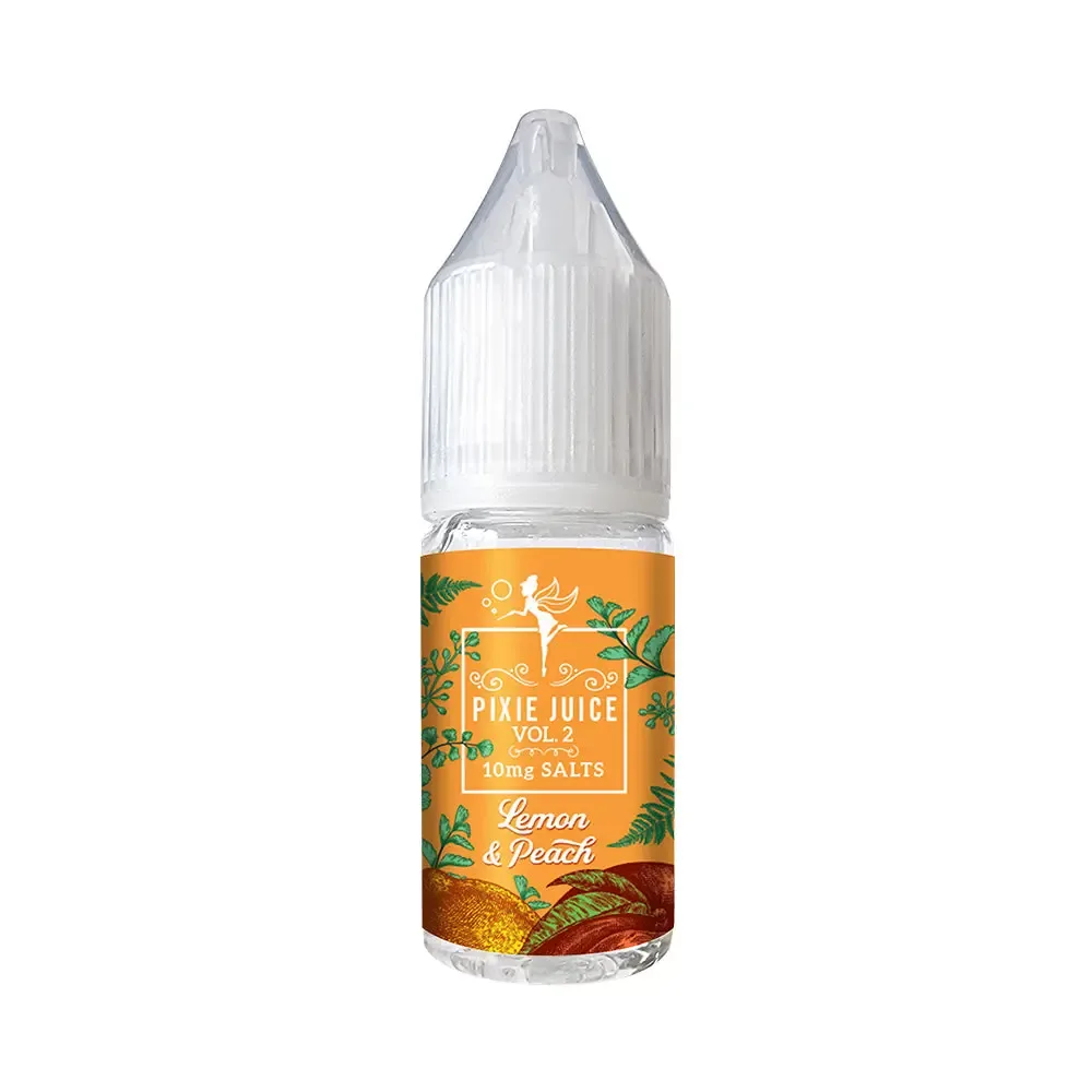 Lemon and Peach V2 Nic Salt by Pixie Juice