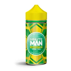 Lemon Mint Ice Tobacco Free Nicotine 100ml E-Juice | Minute Man